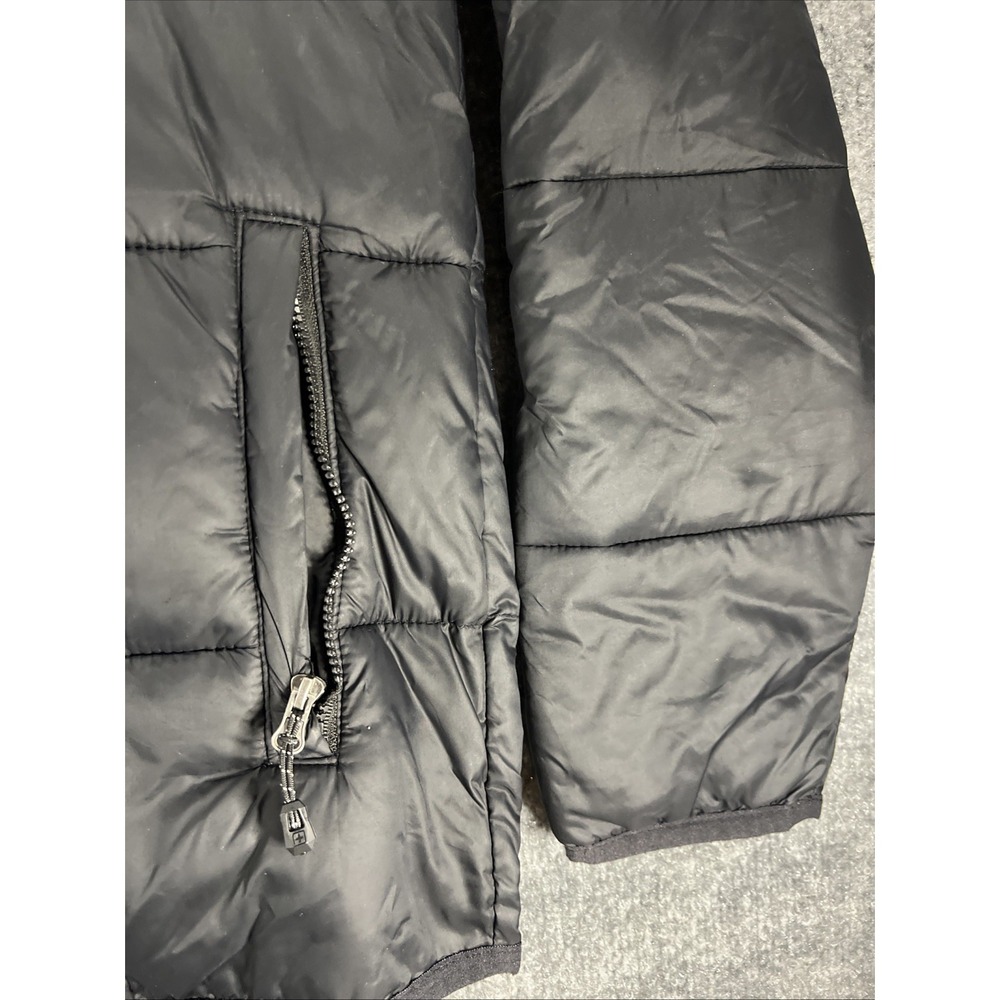 Swiss Tech Men's Packable Puffer Jacket Black Size Small S 34-36 Full Zip - Picture 4 of 10